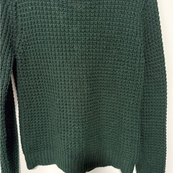 Ambiance apparel Forest Green Knit Sweater size Medium - Picture 2 of 4